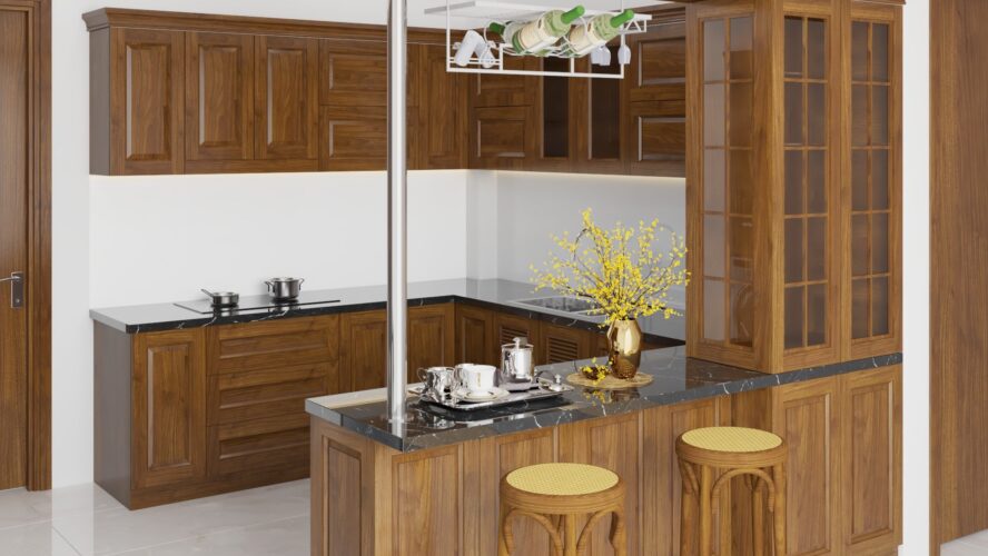 Bí Quyết Chọn Tủ Bếp Gỗ Công Nghiệp Đẹp, Bền Và Phù Hợp Với Ngân Sách Gia Đình Bạn